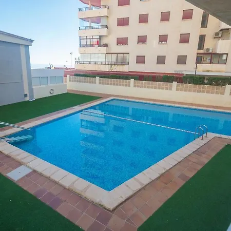 Ap-193 Apartamento Con Vistas Frontales Al Mar En La Playa De La Fossa Apartamento *